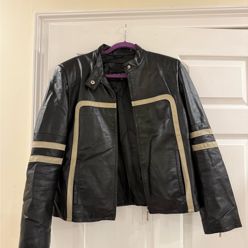 Cool Black leather Jacket